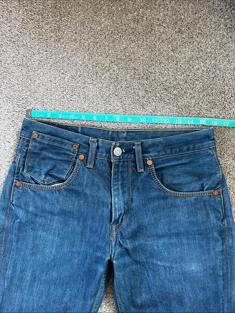 White Label Levi’s 511 tagged sz W32 L34 see Measurements EXCELLENT RARE - Picture 4 of 14